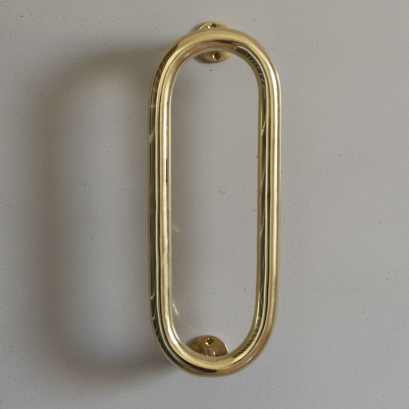 Unlacquered Brass Entry Pull Handle-zoom-