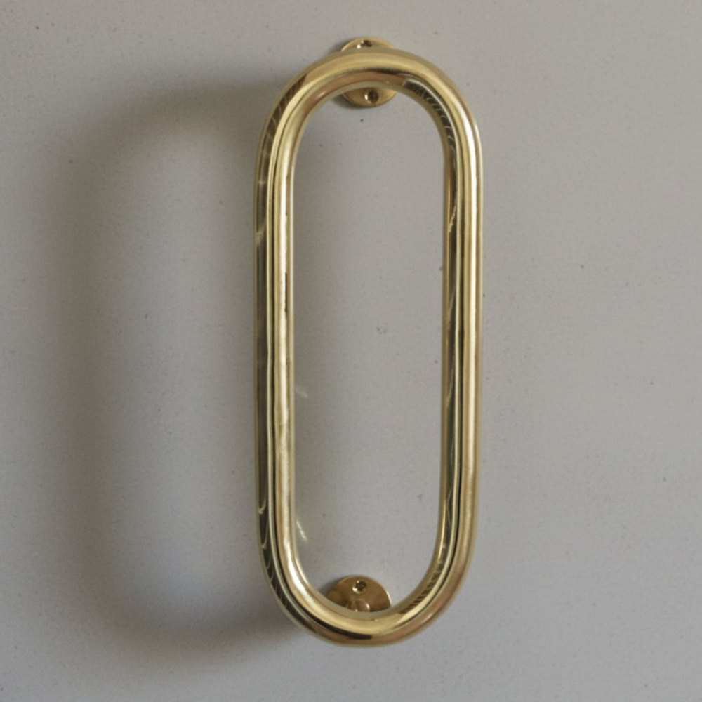 Unlacquered Brass Entry Pull
