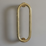 Unlacquered Brass Entry Pull