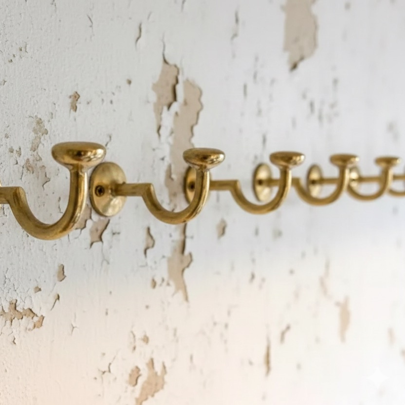 Unlacquered Solid Brass Hooks-zoom-