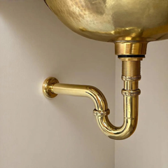 Unlacquered Brass P Trap 