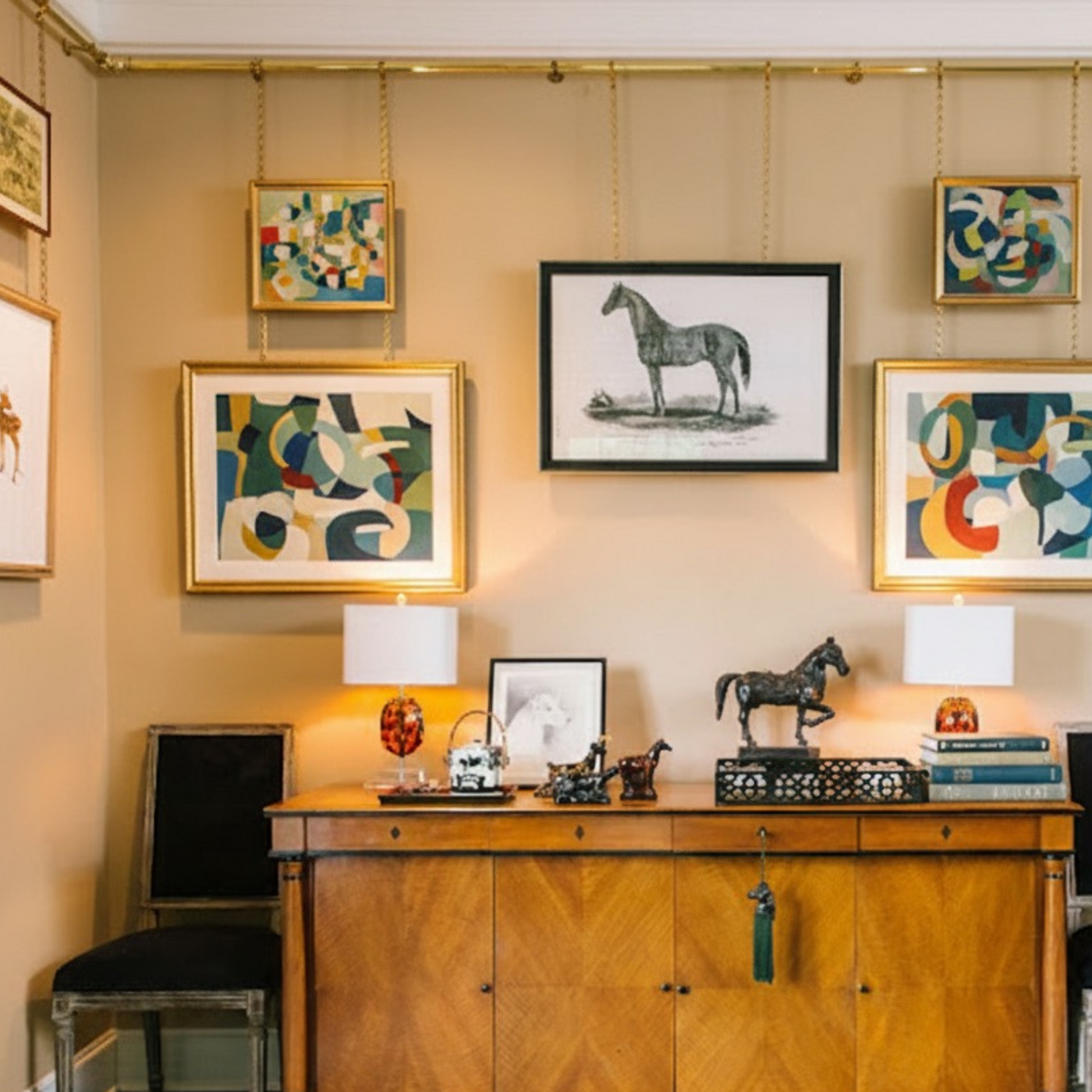 Unlacquered Brass Picture Rail (