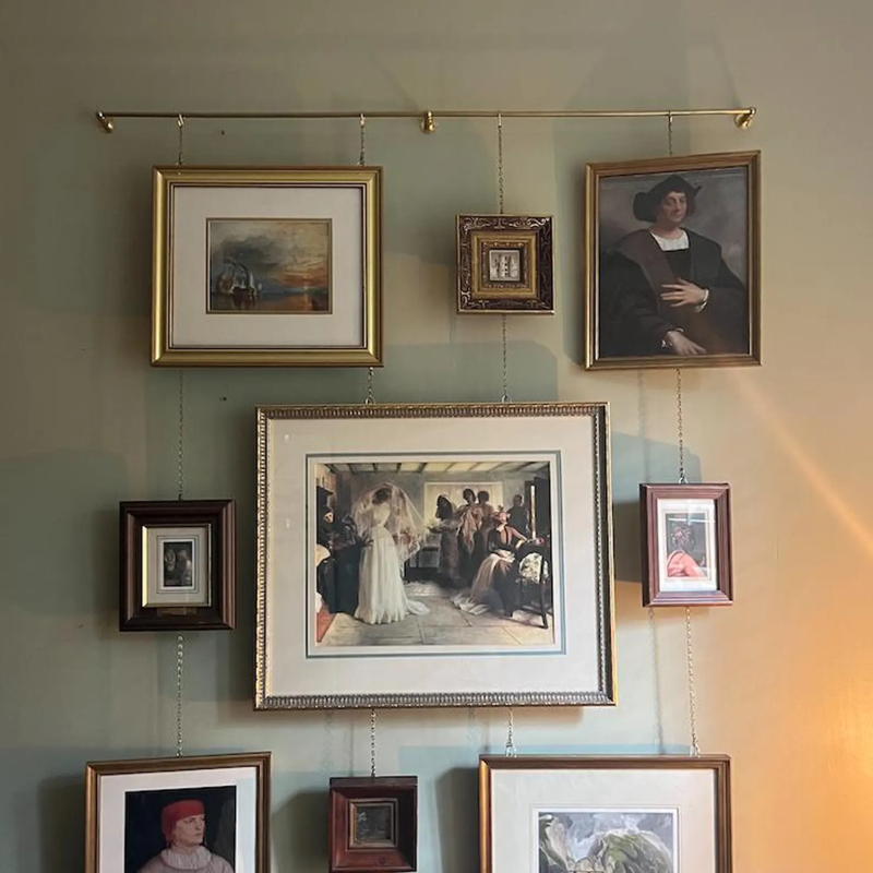 Unlacquered Brass Picture Rail-zoom-