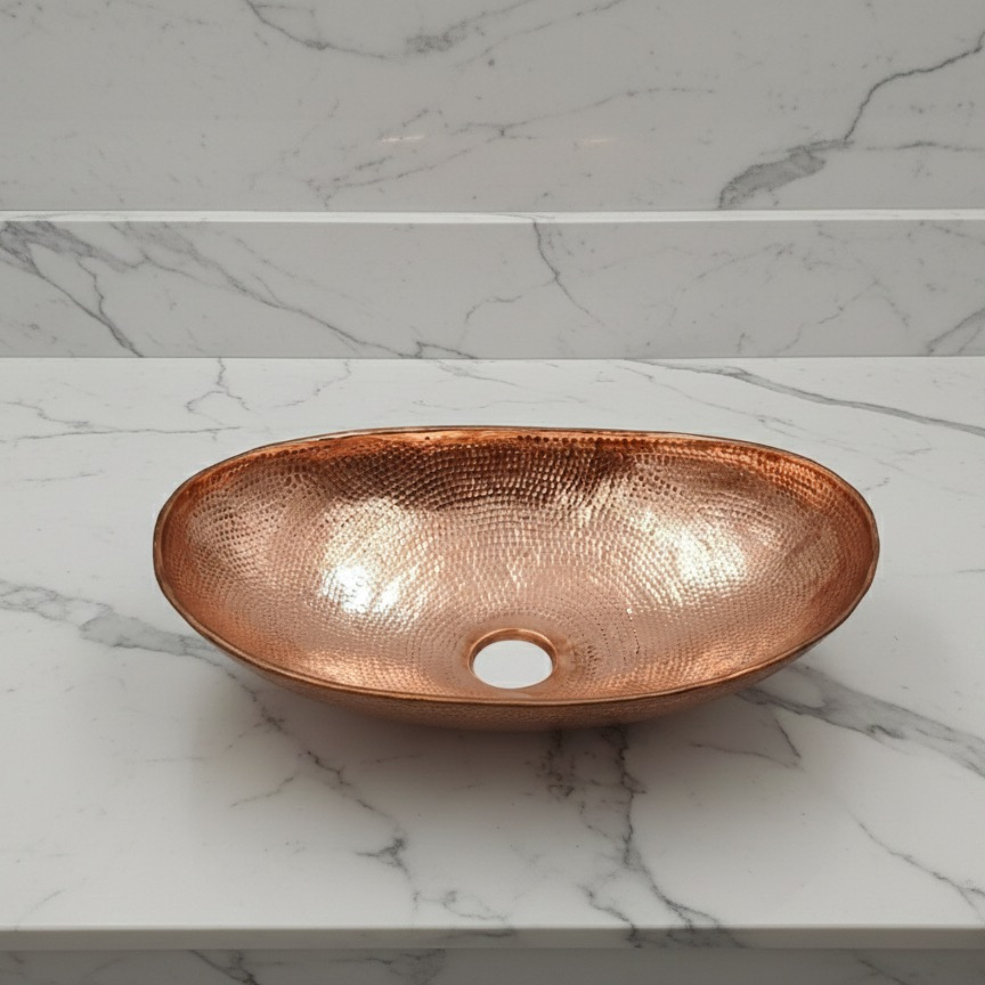 Unlacquered Solid Copper Sink 