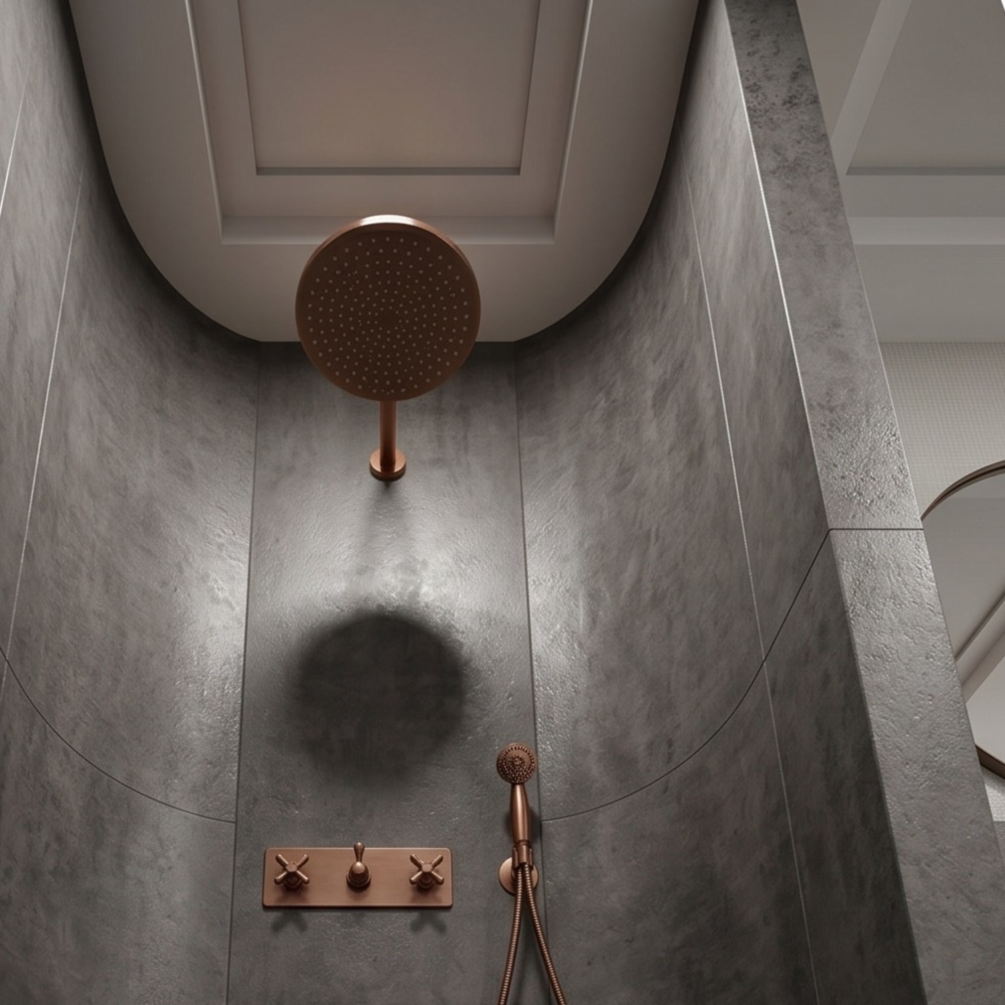 Vintage Copper Shower System