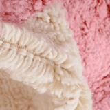 Aicha - Moroccan Pink and White Rug - Best Sellers AzulSouk