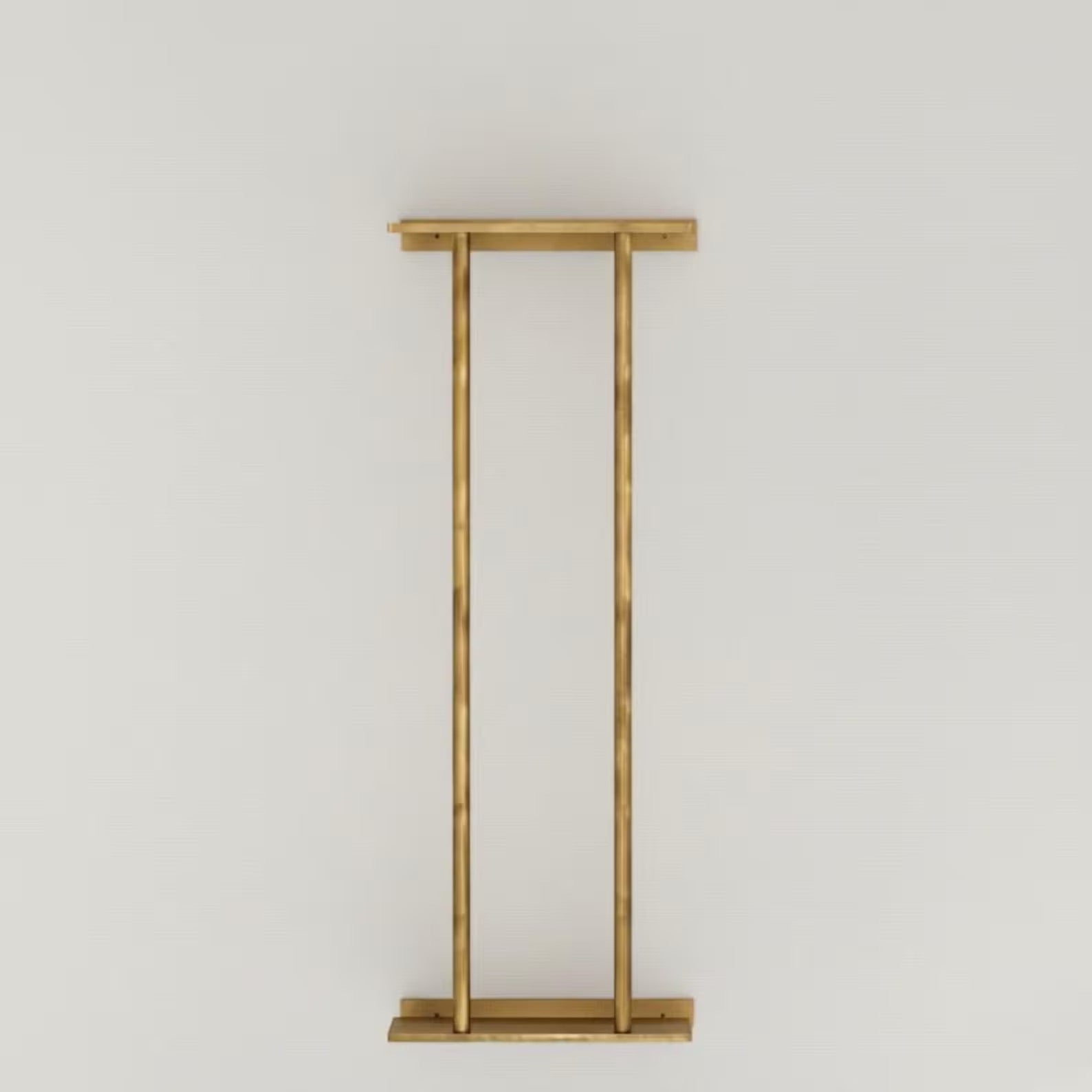 Unlacquered Brass Towel Holder