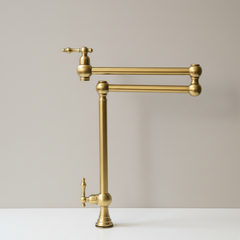 azulsouk brass pot filler deck-mounted