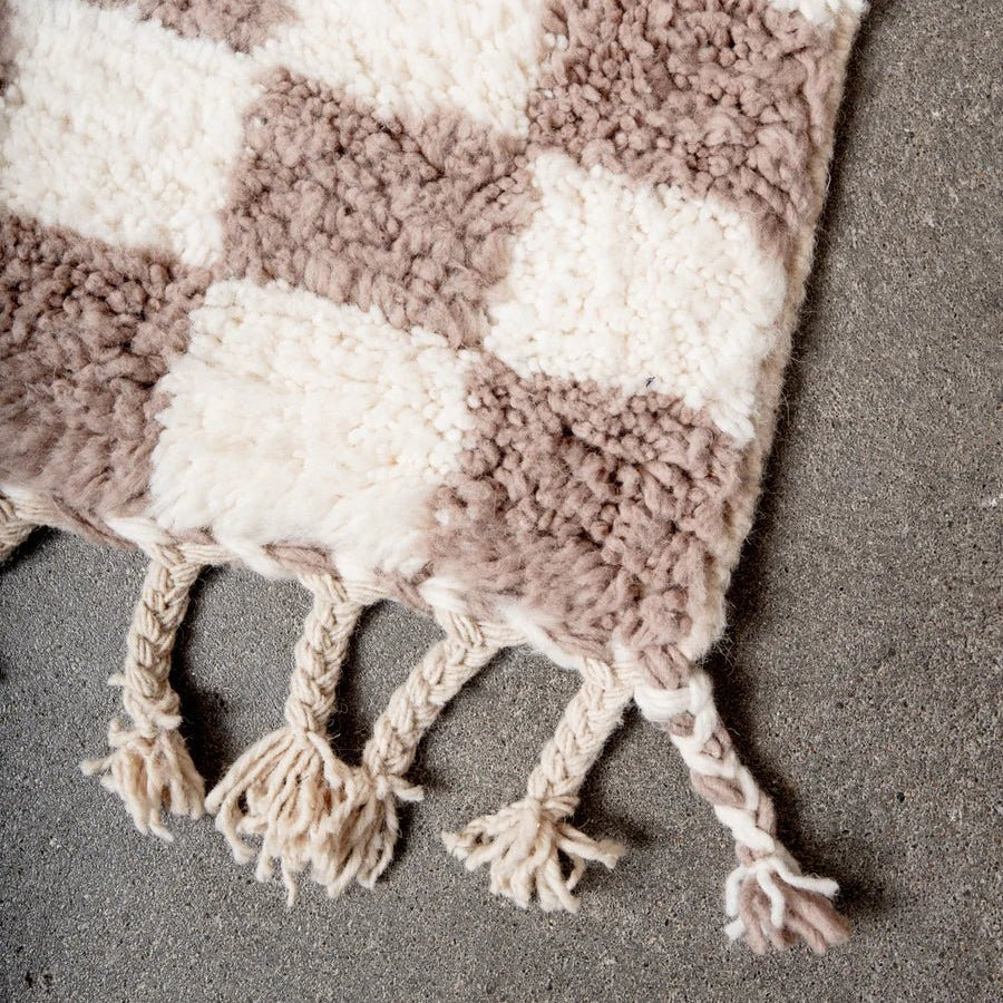 Checkered Moroccan Handmade Rug - Modern Rugs AzulSouk
