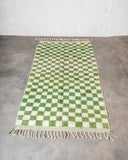 Chess Green Moroccan Rug - Best Sellers AzulSouk