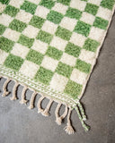 Chess Green Moroccan Rug - Best Sellers AzulSouk