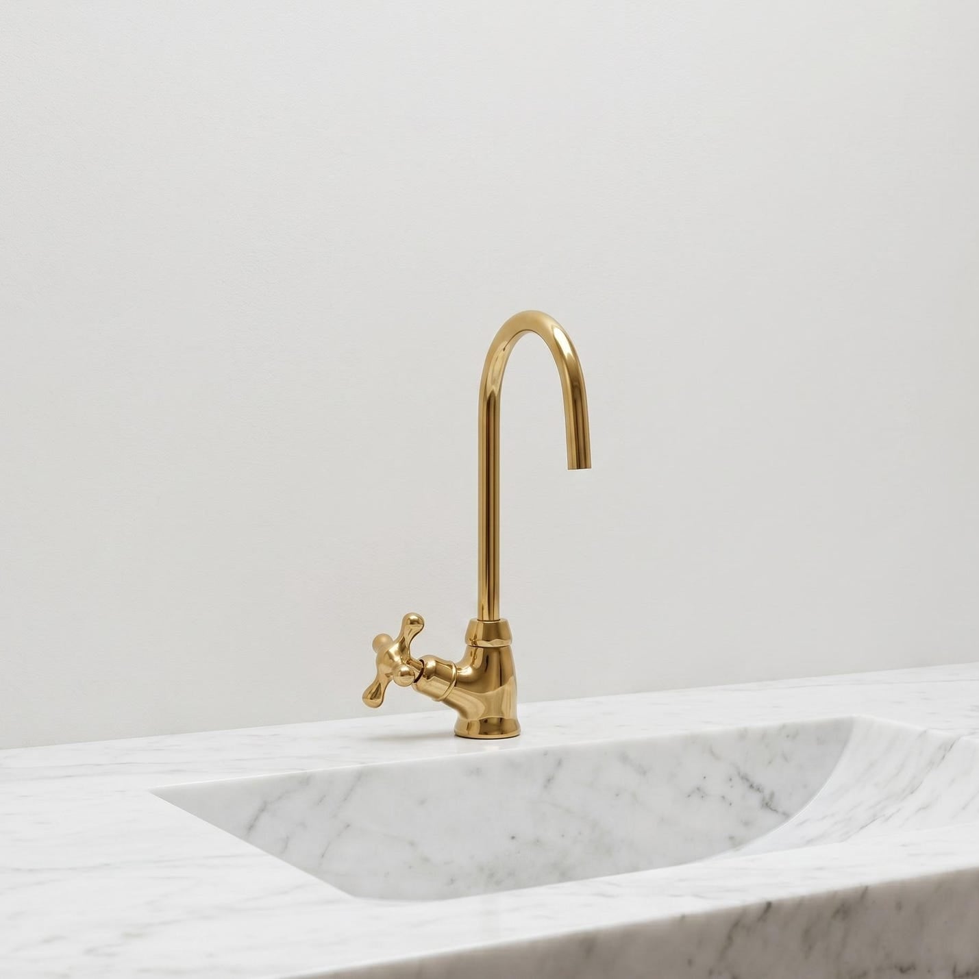 Unlacquered Brass Cold Water Faucet