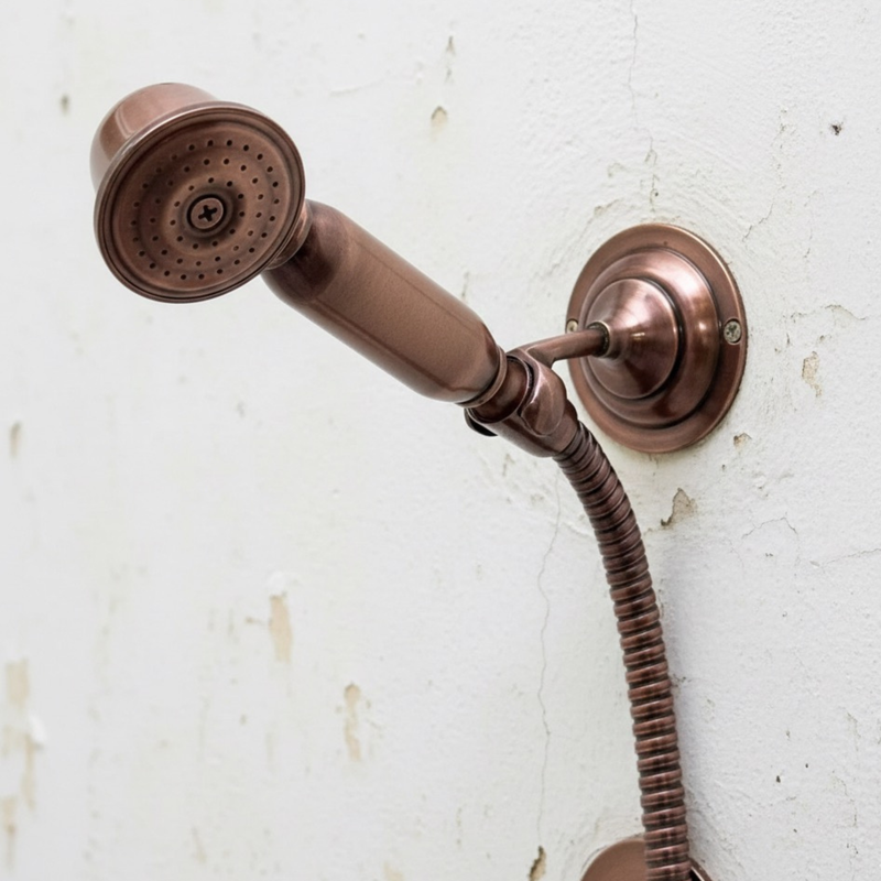 Copper Solid Brass Shower System-zoom-