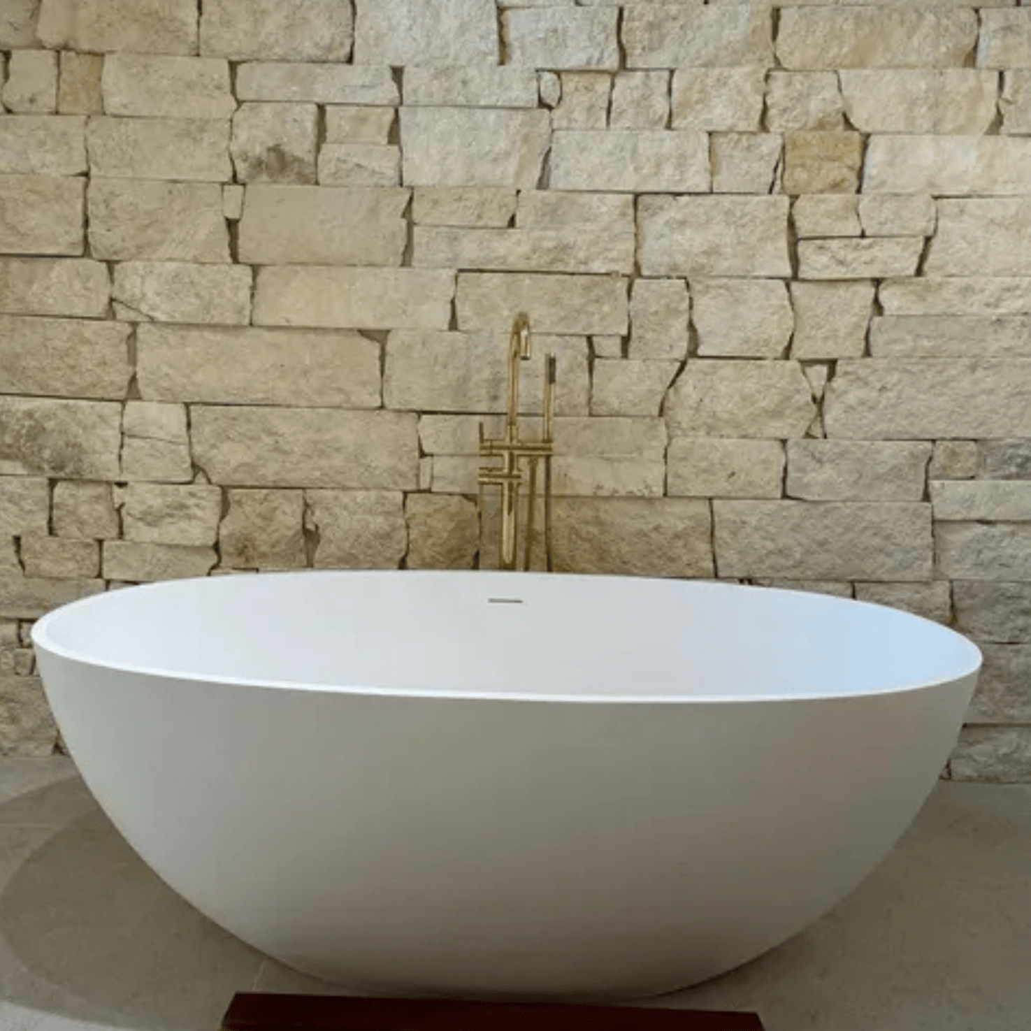 Elegant Floor Mounted Freestanding Tub Filler with HandHeld - shower system AzulSouk