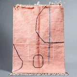 Geometric Pink Rug - Vintage Rugs AzulSouk
