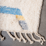 Haily - White Beni Ourain Moroccan Rug - Modern Rugs AzulSouk
