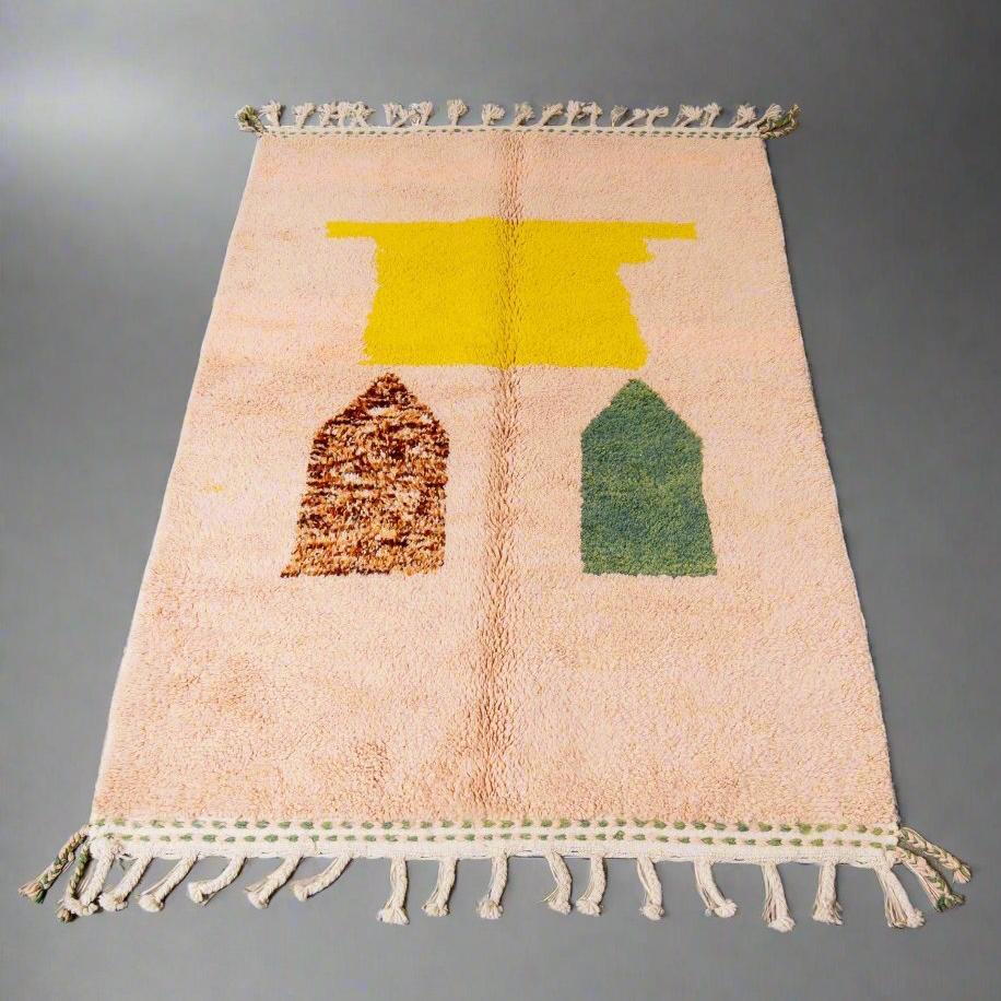 Hana - Decorated Moroccan Rug - Vintage Rugs AzulSouk