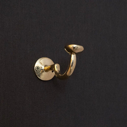 Unlacquered Brass Hooks