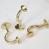 Unlacquered Brass Hooks
