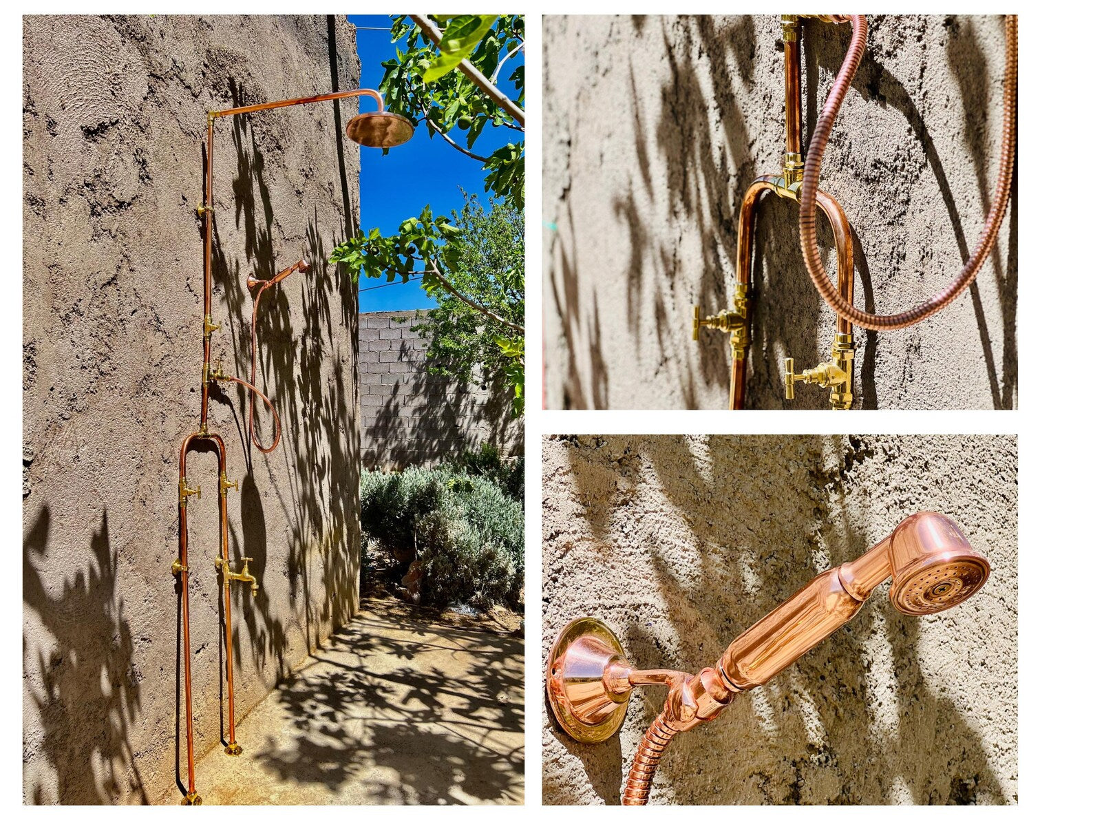 Outdoor Copper Shower System-zoom-1