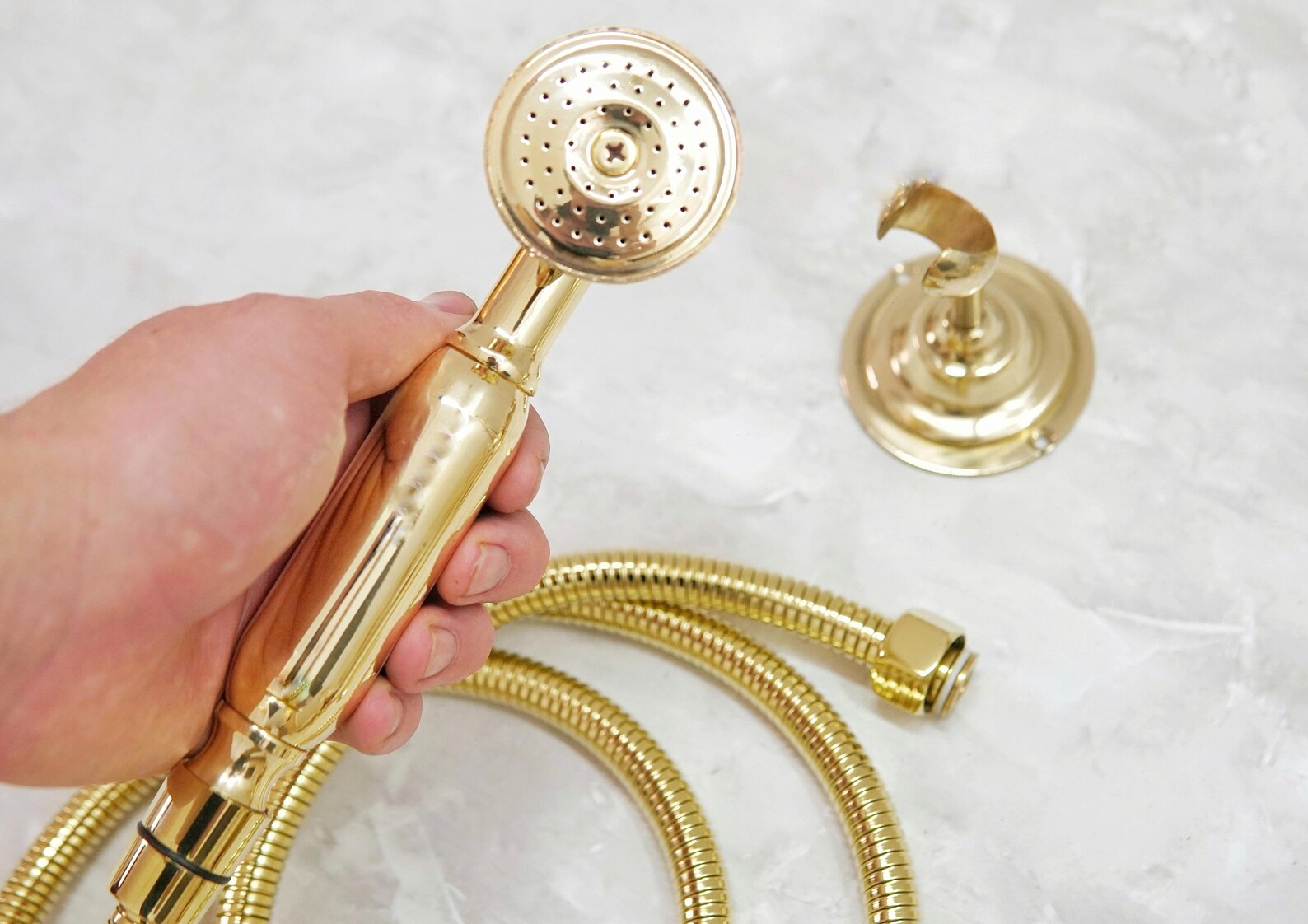 Solid Brass Shower HandHeld-4