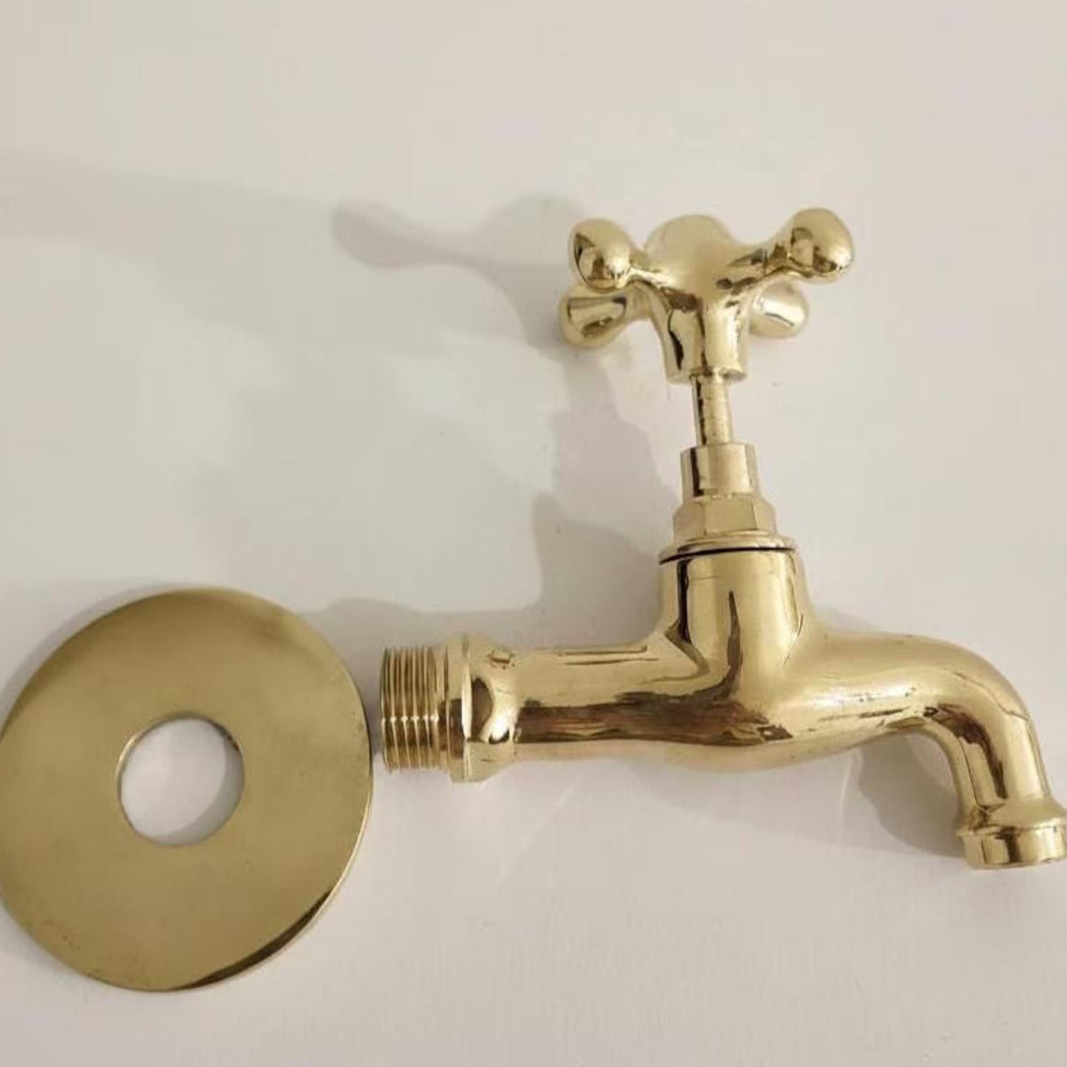 Unlacquered Brass Outdoor Faucet