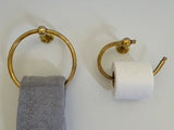 Handmade Brass Toilet Paper Holder