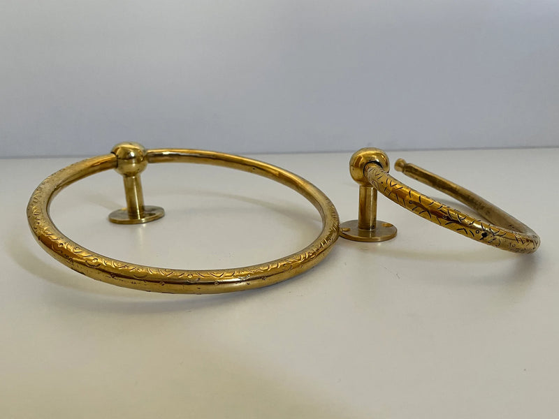 Handmade Brass Toilet Paper Holder-zoom-