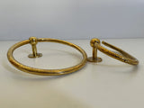 Handmade Brass Toilet Paper Holder