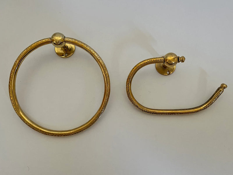 Handmade Brass Toilet Paper Holder-zoom-