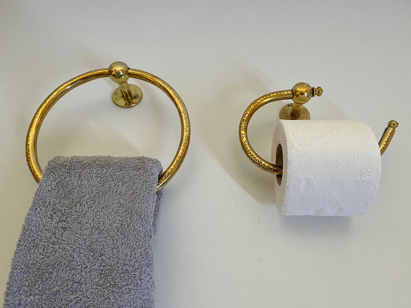 Handmade Brass Toilet Paper Holder-zoom-1