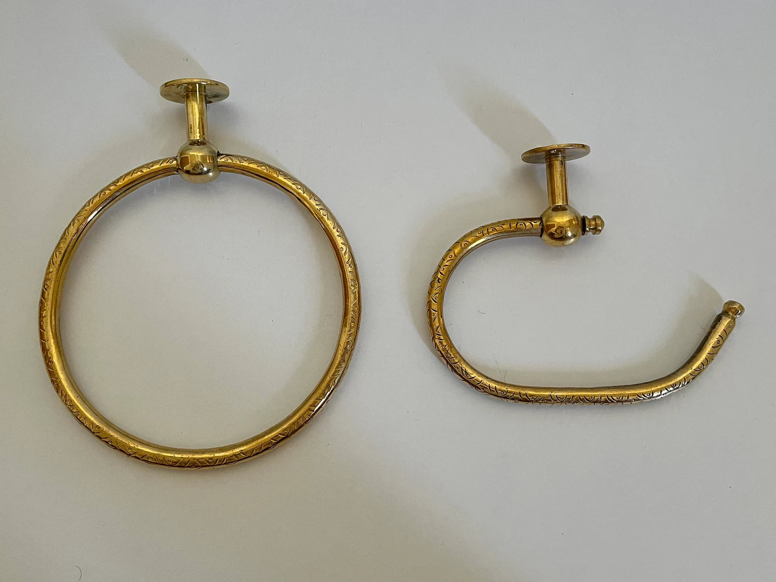 Handmade Brass Toilet Paper Holder-3