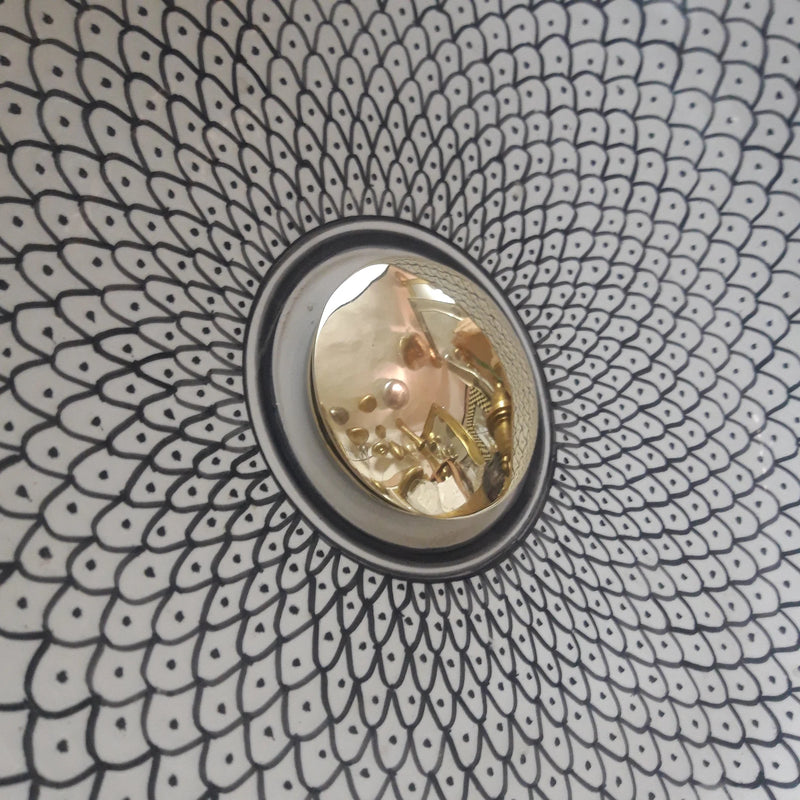 Unlacquered brass push up drain-zoom-