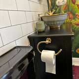 Vintage Brass Toilet Paper Holder