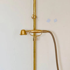 Unlacquered Brass Shower System - shower system AzulSouk
