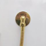 Unlacquered Brass Shower System: Rain Shower Head & Handheld Sprayer