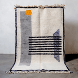 JAMAL - White Moroccan Rug - Custom Rugs AzulSouk