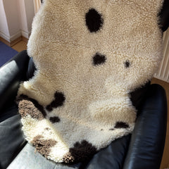 Luxurious Natural Tibetan Sheepskin rug - sheepskin rugs AzulSouk