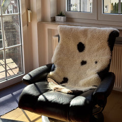 Luxurious Natural Tibetan Sheepskin rug - sheepskin rugs AzulSouk
