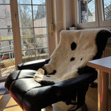 Luxurious Natural Tibetan Sheepskin rug - sheepskin rugs AzulSouk