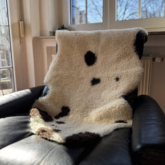 Luxurious Natural Tibetan Sheepskin rug - sheepskin rugs AzulSouk