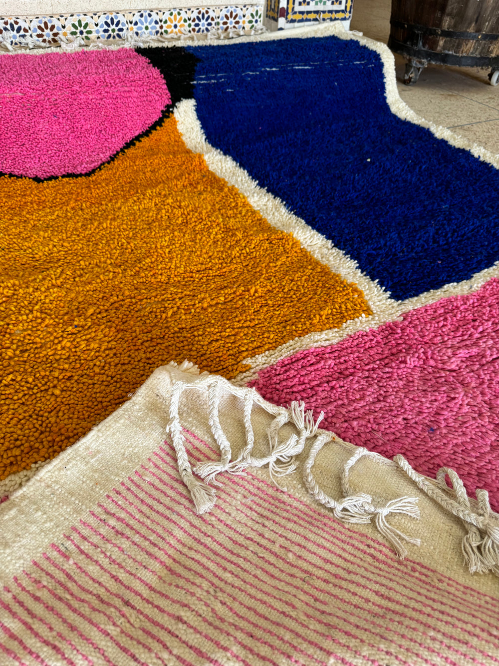 Heyra - Colorful Moroccan Rug - Vintage Rugs AzulSouk