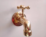 Moroccan Single Hole Wall Mounted Faucet - bathroom faucet AzulSouk