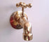 Moroccan Single Hole Wall Mounted Faucet - bathroom faucet AzulSouk