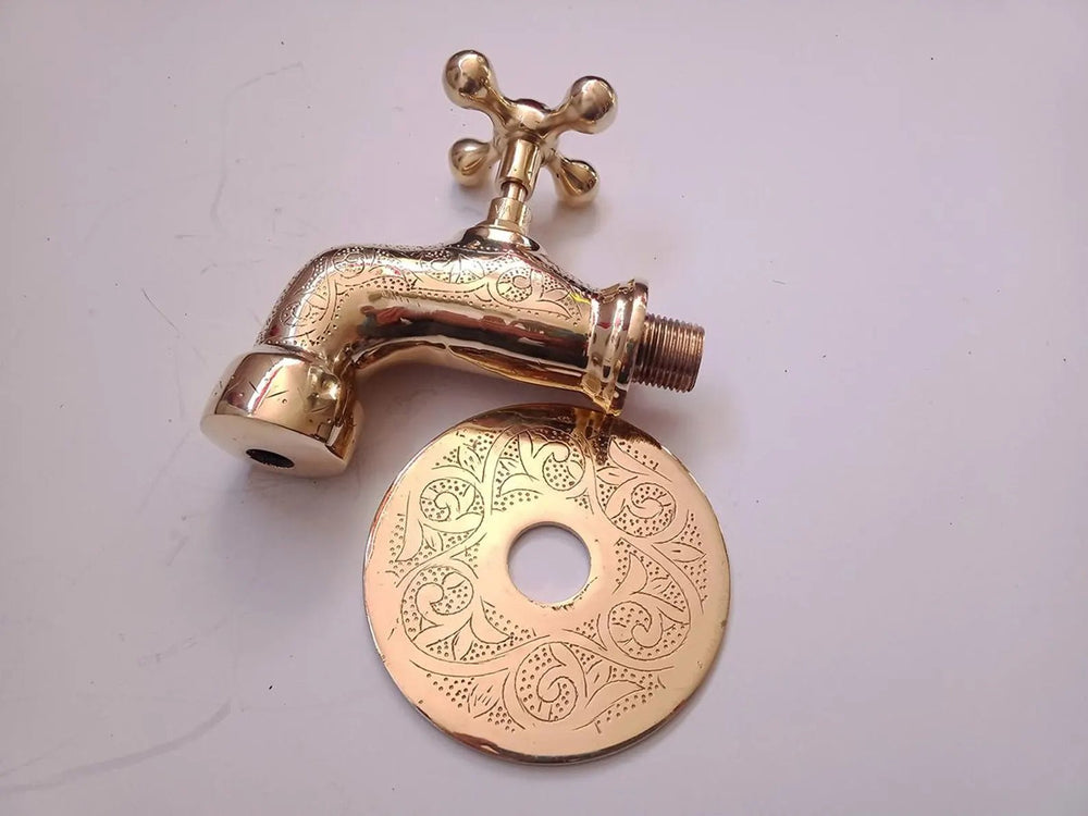 Moroccan Single Hole Wall Mounted Faucet - bathroom faucet AzulSouk