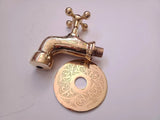 Moroccan Single Hole Wall Mounted Faucet - bathroom faucet AzulSouk