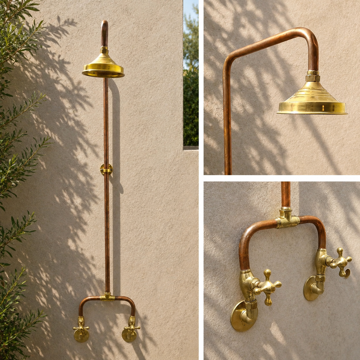 Oudtoor Copper Shower