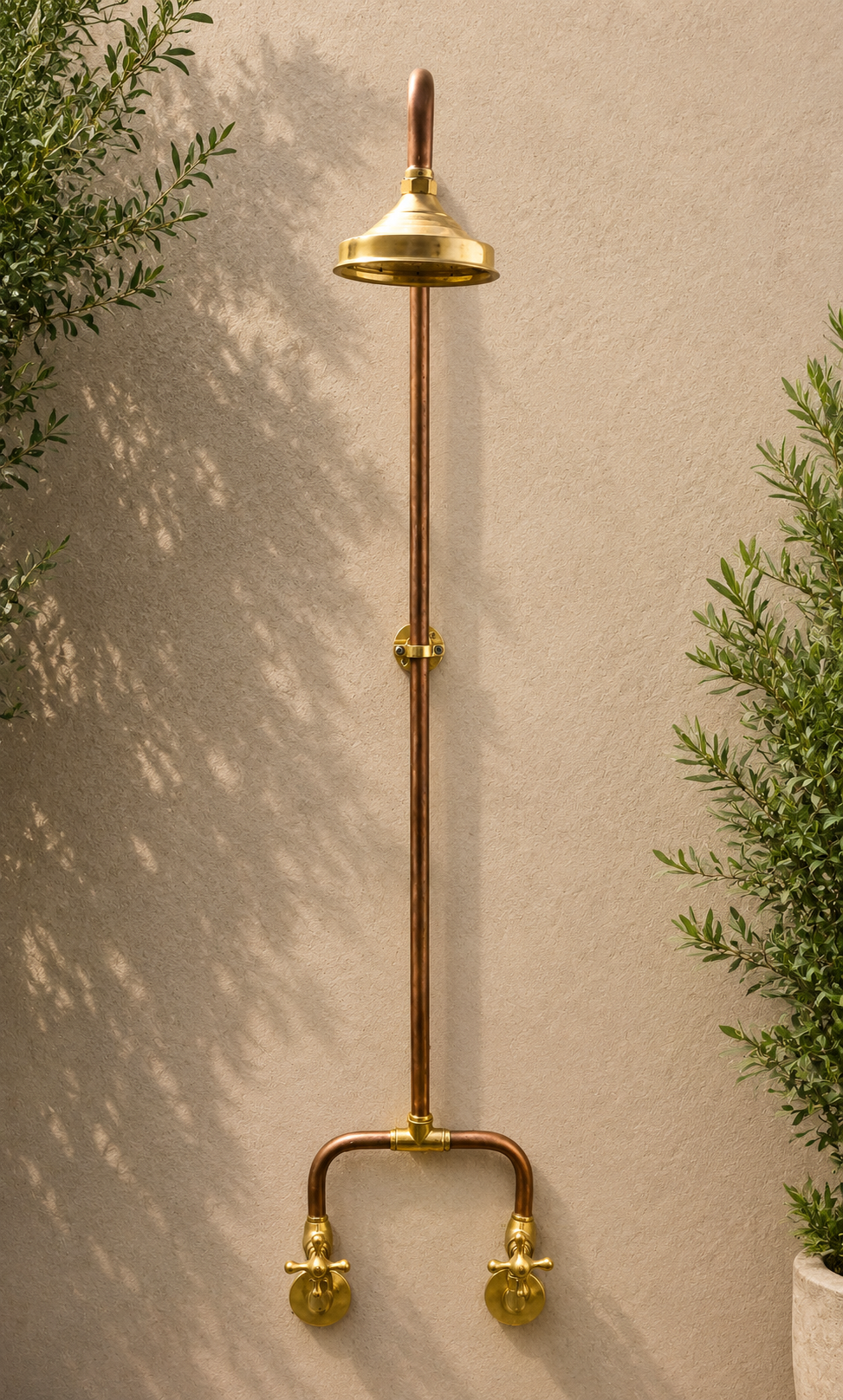 Oudtoor Copper Shower
