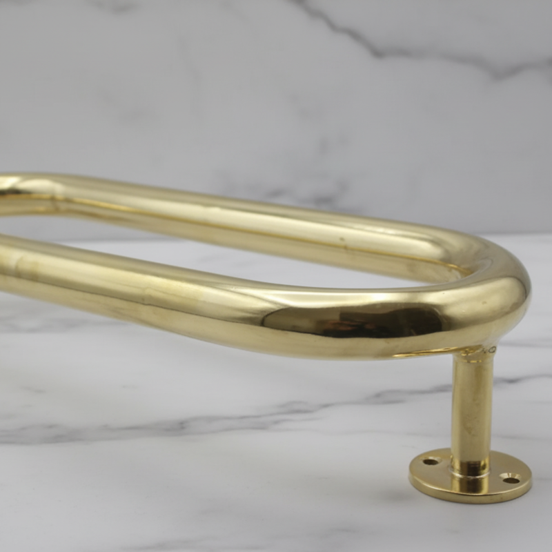 Unlacquered Brass Entry Pull Handle-zoom-