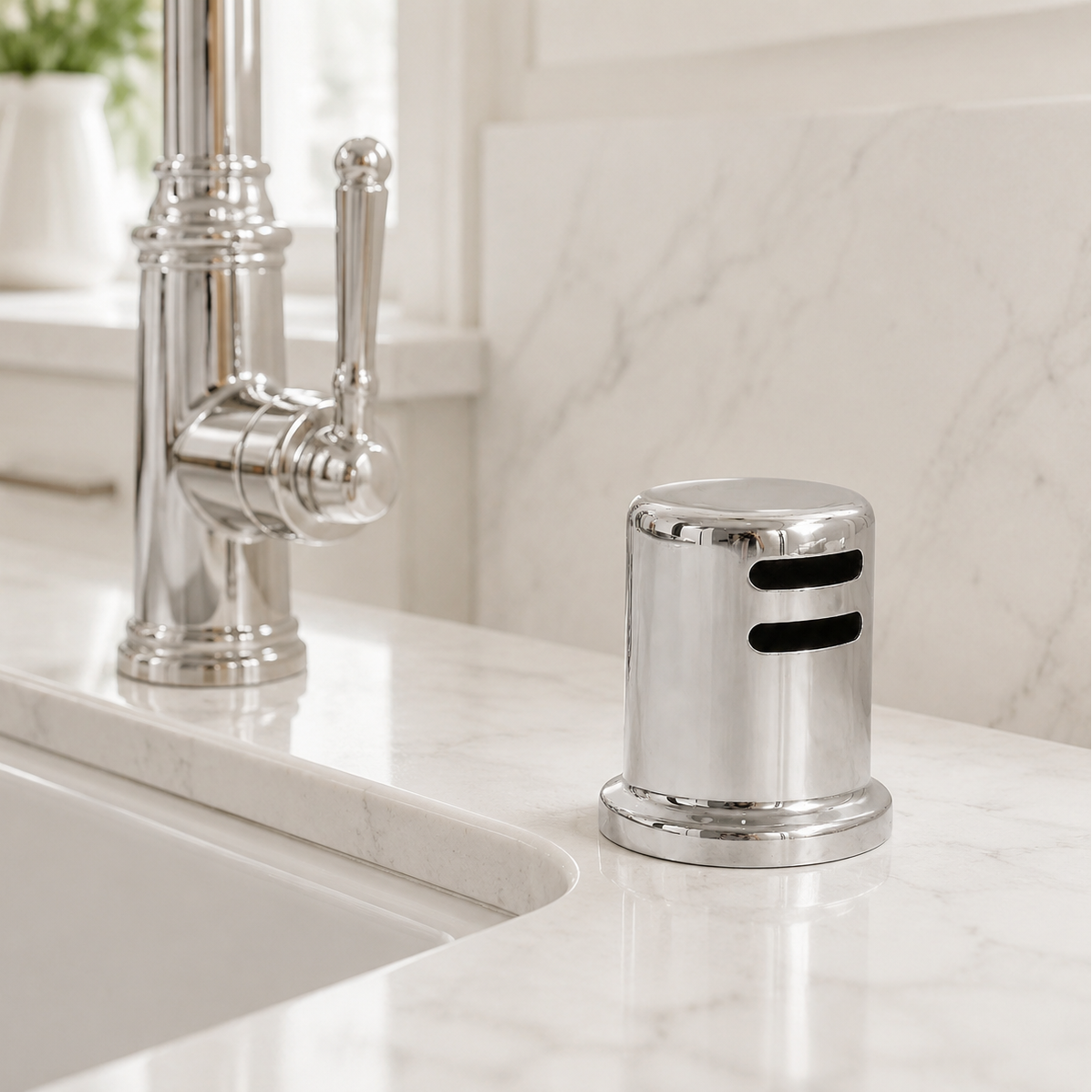 Polished Nickel Air Gap Cover